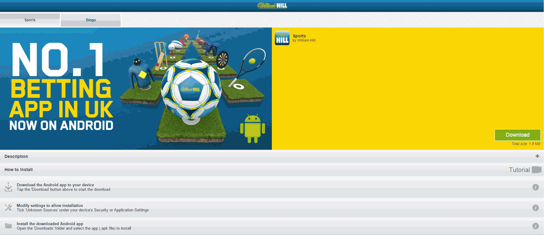 William Hill Ladda Ner App William Hill Nedladdning Android App