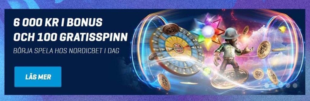 Gratisspin hos Nordicbet Nordicbet Bonuskod