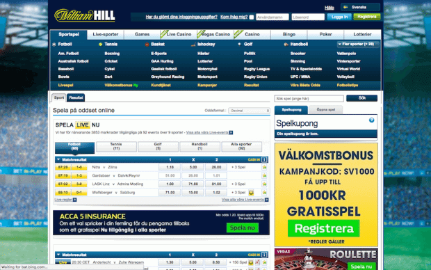 övriga erbjudanden William Hill övriga erbjudanden