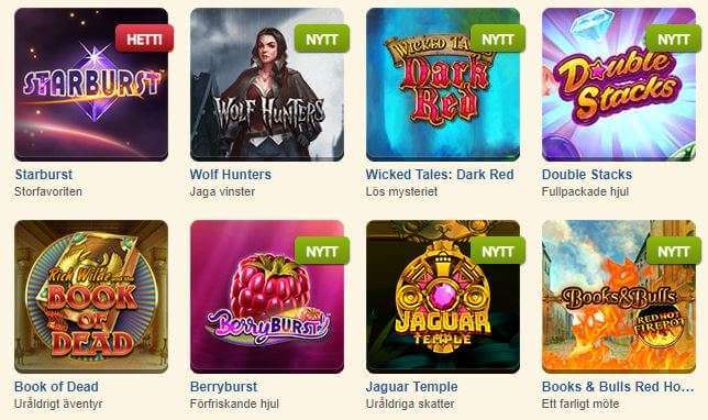 Folkeautomaten Spelutbud FOLKEAUTOMATEN LIVE CASINO