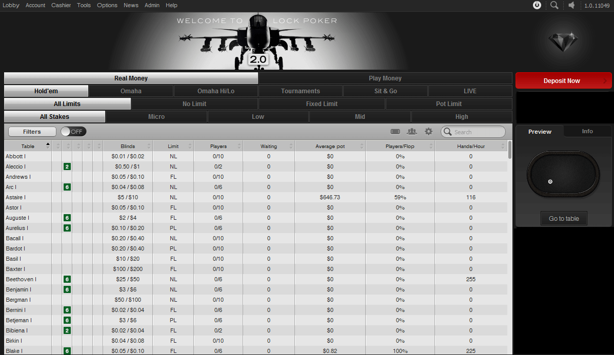Pokerlobby lockpockerlobby