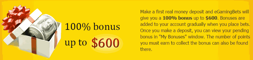 EGB Välkomstbonus EGB Bonuserbjudande