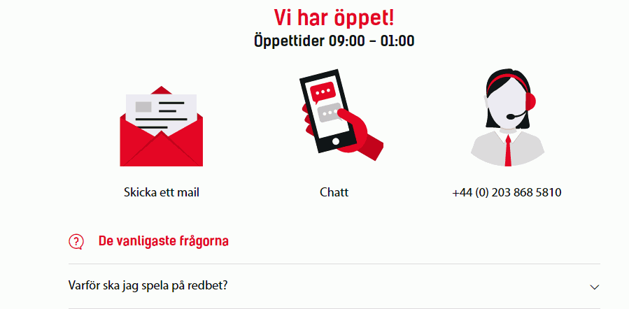 redbet kundjaenst redbet kundjaenst screenshot