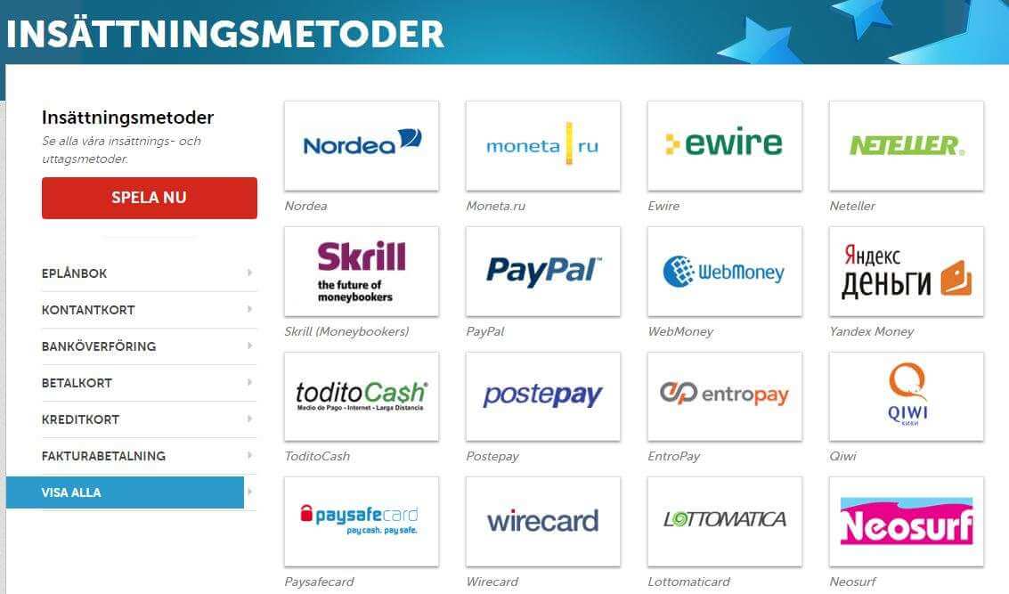 insättning playmillion insättning
