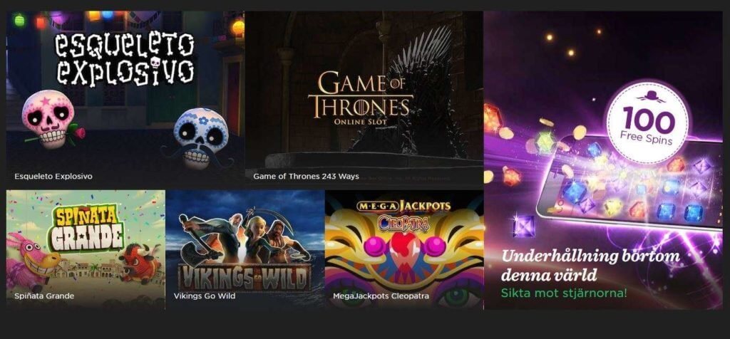 Spelutbudet på Mr Green Mr Green Bonuskod Casino